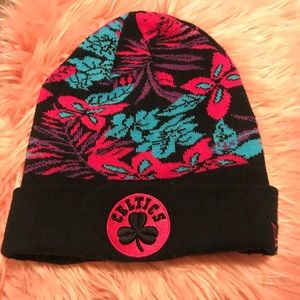 Pink Hawaiian Boston Celtics beanie